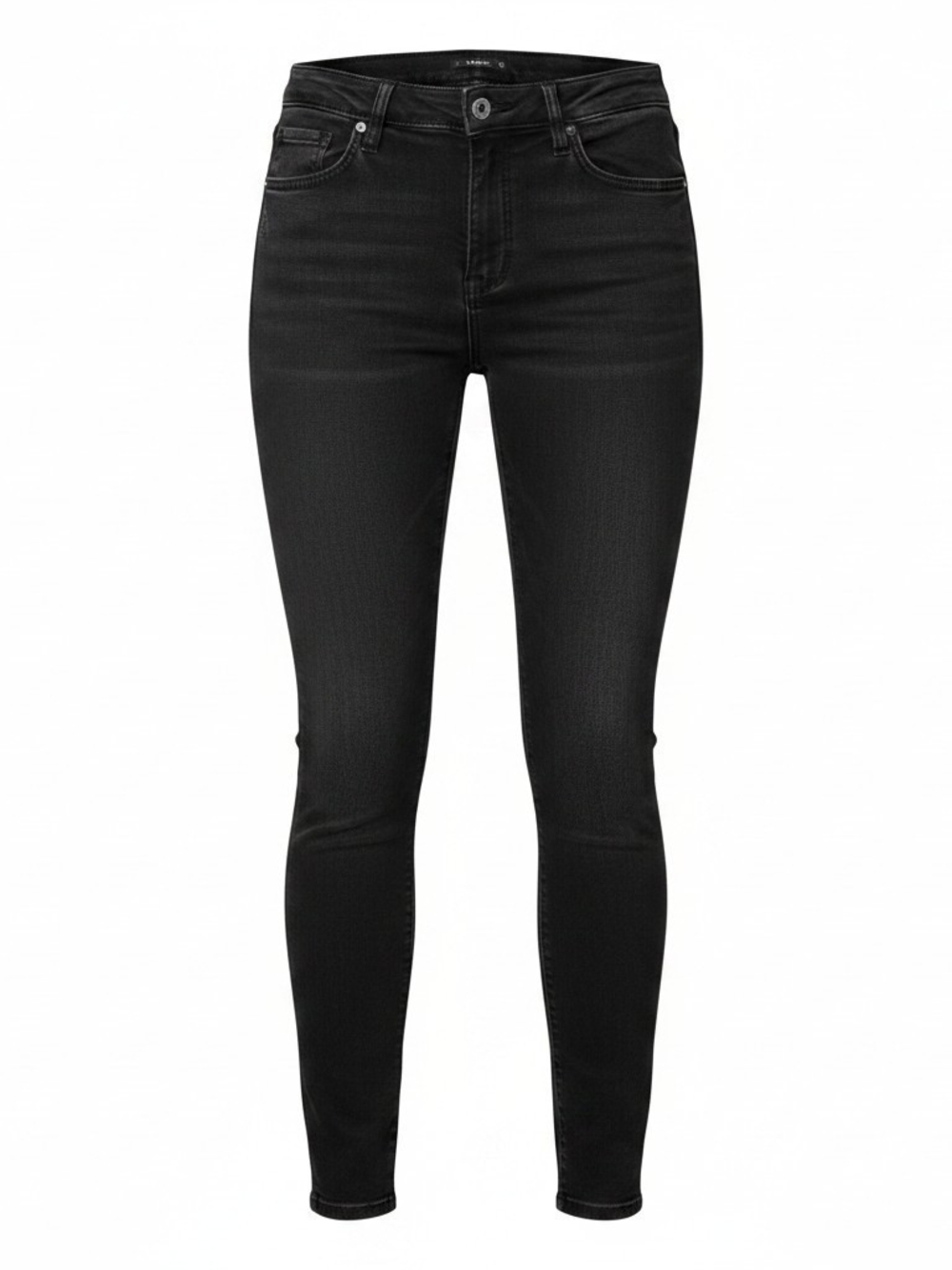 1822 Denim Women's Black Skinny High-Rise Jeans